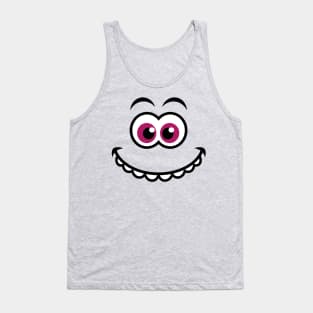 Dinosaur Smiley Face Tank Top